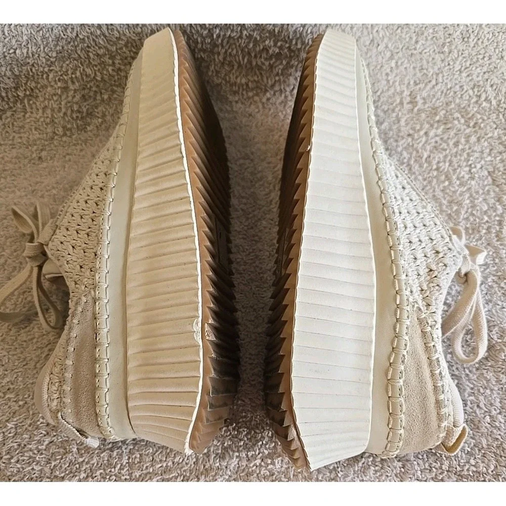 Dolce Vita‎ Dolen Sneakers in Sandstone Knit Women's Size 10 Platform Shoes